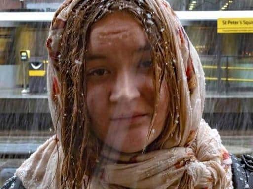 The homeless girl in Manchester does bear a resemblance to Leah
