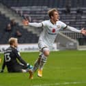 Charlie Brown scored his first Dons goal on Saturday