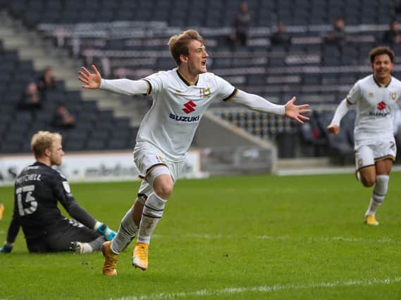 Charlie Brown scored his first Dons goal on Saturday