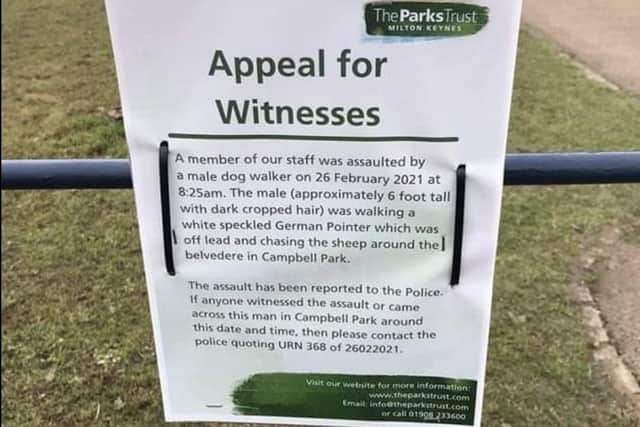 The Parks Trust is appealing for witnesses
