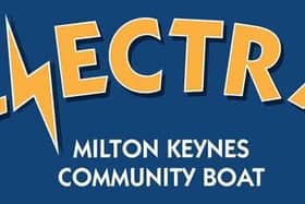 Here's the logo for the new community boat in Milton Keynes set to be launched in the spring of 2021