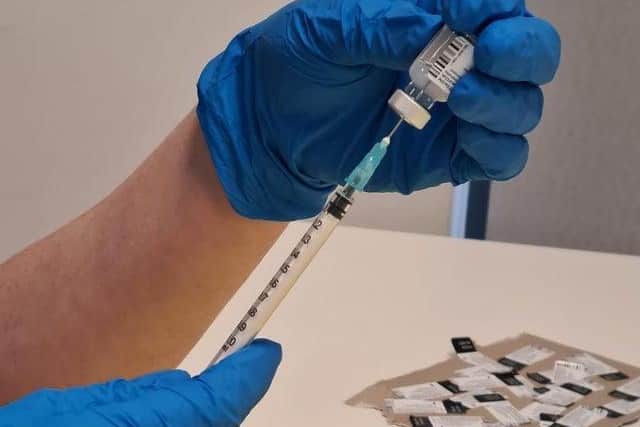 Over 95% of Milton Keynes residents have received a dose of a vaccine protecting against the Coronavirus