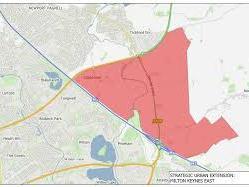 Te proposed new MK East development would be here