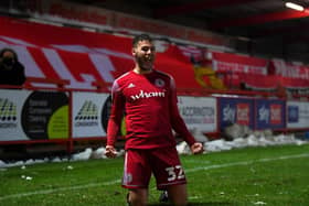Dion Charles scored twice against Dons in December