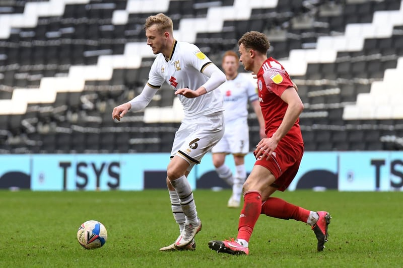 Looked back to his best in a Dons shirt again. Roamed on occasion to good effect but was helpless to prevent both Accrington goals.