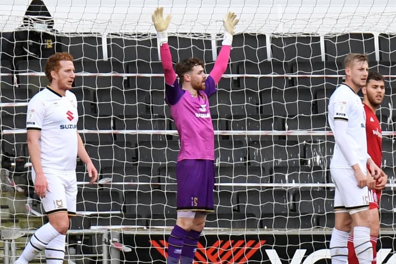 Had precious little to do for the most part, and wasn't afraid to go long when needed. The pitch played him into some problems in the first half which led to scome scary moments.