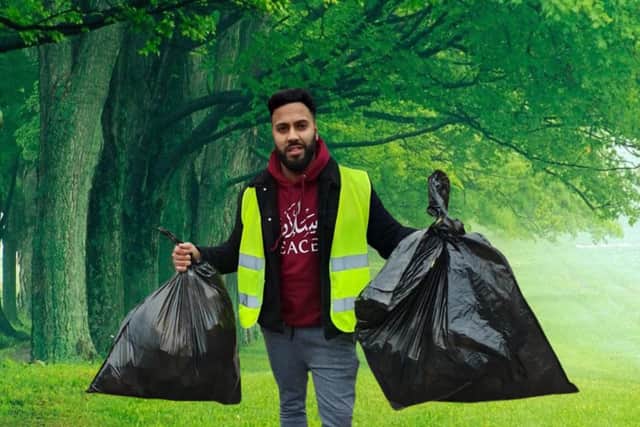 They aim to clear parks and walkways of litter