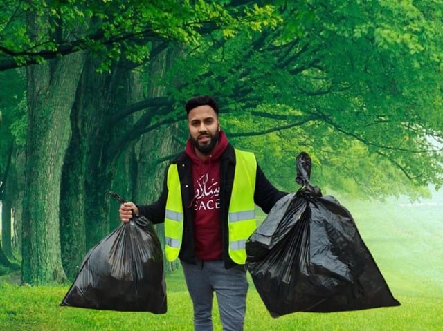 They aim to clear parks and walkways of litter