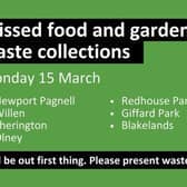 Food and waste collections were missed in multiple areas in Milton Keynes on March 15