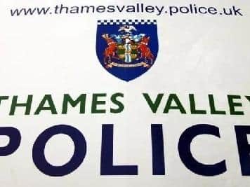Thames Valley Police are hunting a man in his 20s who spat and yelled abuse at two women