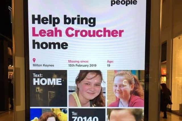Leah went missing 25 months ago