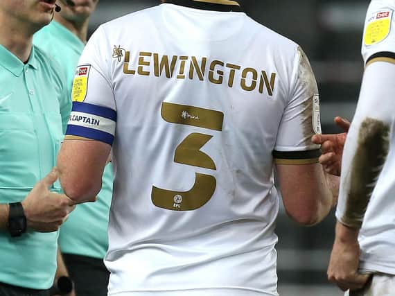 Dean Lewington is the only man to wear the number 3 shirt at MK Dons