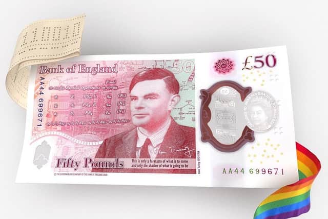 A look at the new £50 note featuring Alan Turing, due to enter circulation on his birthday June 23