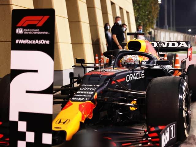 Max Verstappen had to settle for second spot in Bahrain
