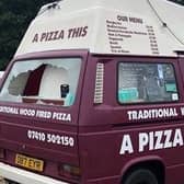 The Pizza This van is very popular with hungry visitors to Willen Lake