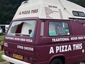 The Pizza This van is very popular with hungry visitors to Willen Lake