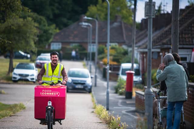 The ebike in action