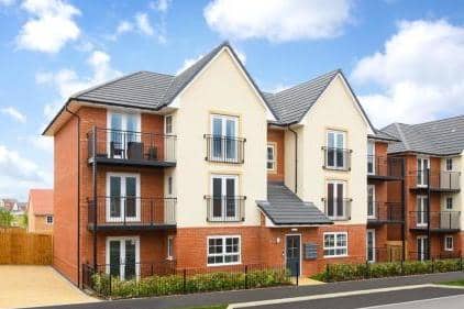 Flats in Cicero Crescent on Fairfields - the most popular place to buy last year. Photo: Rightmove