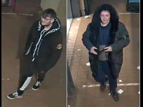 Thames Valley Police believe this pair have information linked an incident of theft in Milton Keynes