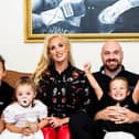 Tyson fury with his family