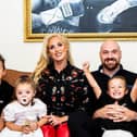 Tyson fury with his family
