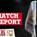 Match report