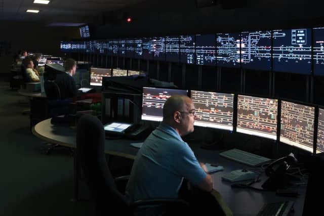 Network Rail's signalling centre at Rugby