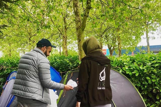 Volunteers from Al-Fikr have been feeding the homeless in Milton Keynes