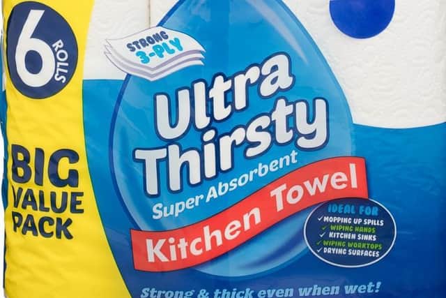 Kitchen roll can block the sewage system
