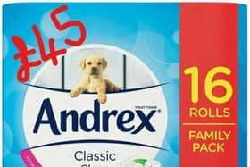 The greedy eBayer wants 45 for 16 toilet rolls