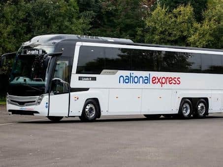 Coaches will be half full so passengers can keep their distance