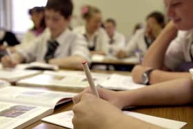 A classroom scene