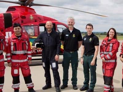 A Thames Valley Air Ambulance crew