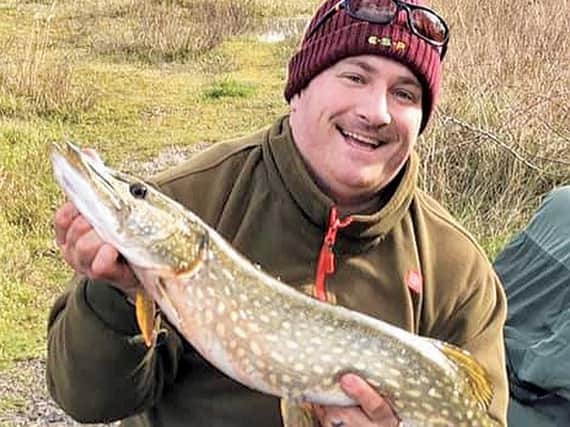 Part of Jamie Boomer's last pre-lock-down pike catch
