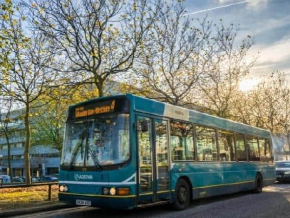 An Arriva bus in MK