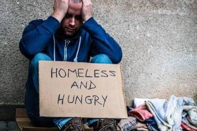The homeless guests had to leave the hotel on Wednesday
