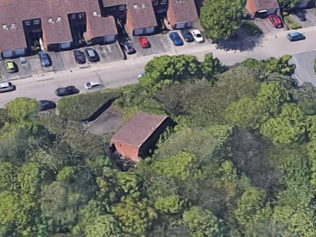 The site in Stantonbury proposed to be a base for the bus for the homeless