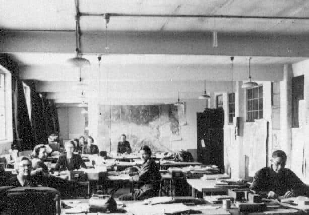 Sixta staff in Block G during the war