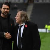 Russell Martin with chairman Pete Winkelman