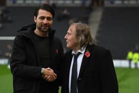 Russell Martin with chairman Pete Winkelman