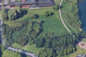The lakeside site of the proposed replacement hotel