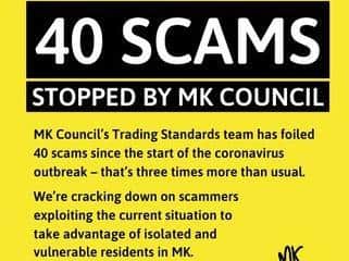 Report any scammers to the council
