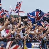 Fans at the height of Mansell-Mania in 1992