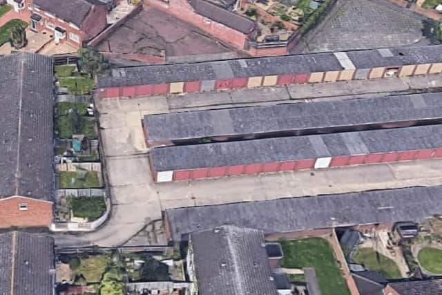 The garage block could be demolished and replaced with a mini housing estate