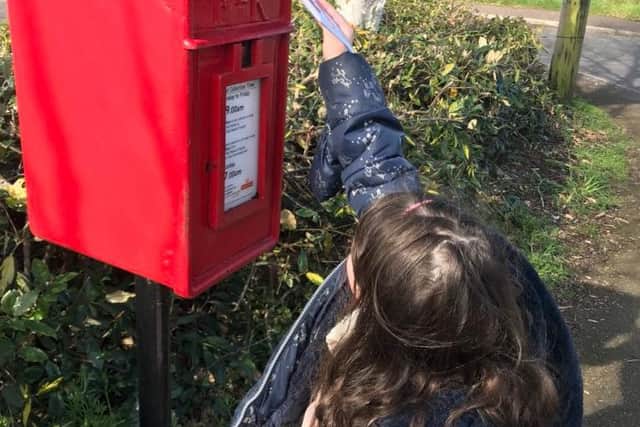 Hundreds of children in Mk have posted letters
