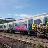 The latest graffiti attack hit trains used on services from Milton Keynes