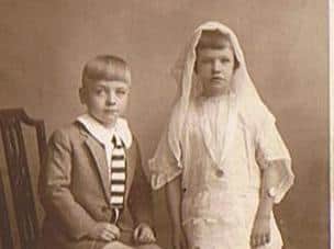 Mary pictured at her confirmation in 1930