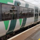 A normally packed Milton Keynes commuter train had just two passengers on board