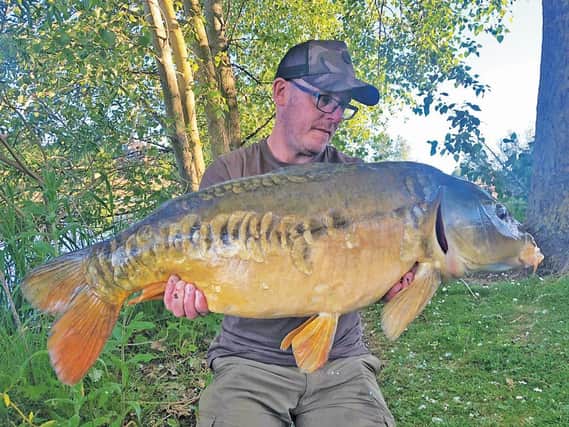 NEIL Richardson's 25-pounder  one of 31 Furzton fish in three trips