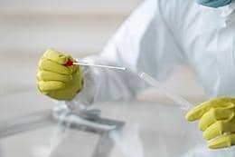 A covid-19 swab test